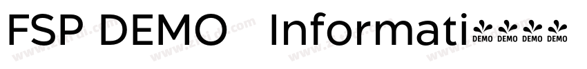 FSP DEMO   Informati字体转换